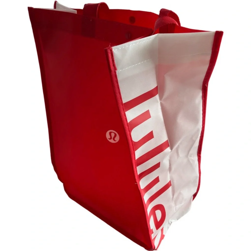 LuLuLemon reusable tote bag. Red. Large. - Picture 2 of 3